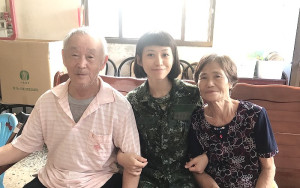 穿軍服讚！　北高守備大隊隊本連下士洪筱婷