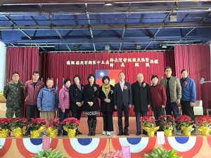 　第12屆北竿鄉長及村長25日在中正堂完成宣誓就職。（圖／文：陳鵬雄）