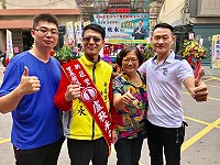 北竿旅台鄉親盧秋永投入新竹市新莊里里長選舉。(圖:盧秋永提供)