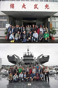 文化處、好多樣文化工作室17日「化被洞為主洞」活動,邀集台馬兩地老兵、文史工作者一行參訪基隆韋昌嶺營區(官兵候船處)、中字號運輸艦、防空洞等,採集紀錄老兵集體歷史記憶。(圖:陳竑任、馬祖悍衛戰士臉書群組提供)