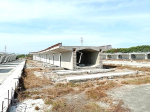 北竿大坵橋工程,季風不利海事施作,承攬廠商先在高雄製作預鑄節塊,預計本(2)月進場施作。(圖:連江縣政府工務處)