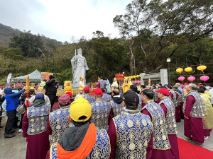 112年馬祖擺暝文化祭主場,楊公八使紀念園區落成祭祀大典。(圖/文:馮紹夫)