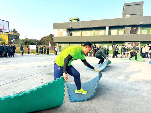 參賽官兵積極爭取佳績。(圖:馬武羣)