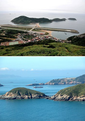 北竿地形地貌多元,大澳山的螺蚌山及尼姑山的蛤蜊島都是典型陸連島。(圖:本報資料庫)