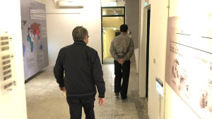 　經過3個多月的粉刷修繕，南竿「勝利堡」已重新開放；縣長王忠銘、秘書長張龍德前往現勘，鼓勵文化處更加活化利用，成為新亮點。（圖／文：曹重偉）