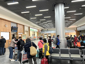 228連假收假,南竿全天尚有空位,海空疏運612人。(圖/文:馮紹夫)