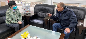 議員曹以標關切交旅局官方交通群組問題;連江縣交通旅遊局18日公布官方LINE帳號QRcord,歡迎民眾加入使用。(圖:議員曹以標辦公室)