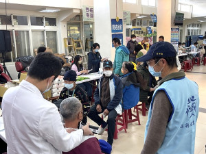 　為期2天的北竿健檢活動結束，總計有467位鄉親受檢完成。（圖／文：陳鵬雄）