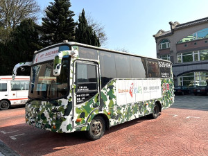 連江縣公車處持續優化台灣好行服務,遊客可使用電子票證隨站上車遊覽各地景點。(圖/文:馮紹夫)