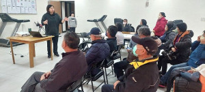 牛角社區發展協會18日完成理監事改選,曹爾元當選理事長。(圖:牛角社協)