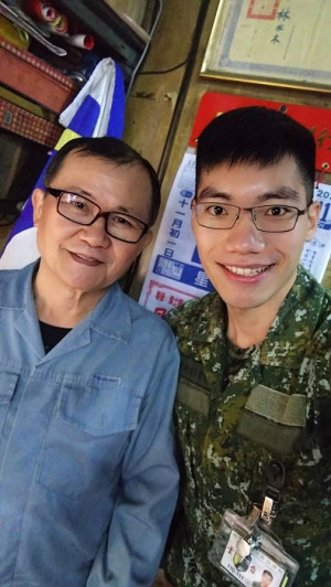 穿軍服讚！　馬防部駐台勤務支援中心／上兵丁樹宏