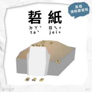 文化部以馬祖話「硩紙」介紹馬祖清明文化與馬祖方言。(圖:文化部臉書專頁)