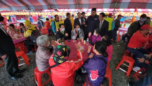 2023桃園馬祖擺暝文化祭8日桃園八德舉行,迎神、食福展現馬祖元宵慶典氣氛。(圖:縣府)