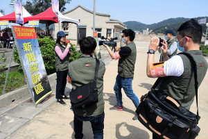　應變中心17日舉辦全民防衛動員暨災害防救（民安9號）兵棋推演、綜合實作第三次預演；第四次預演為19日，正式演練為20日。（圖／文：曹重偉）