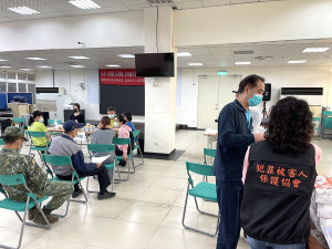 　連江地檢署、犯保協會連江分會此次結合財團法人彰化基督教醫院在北竿舉辦義診。（圖／文：陳鵬雄）