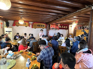 　交通部航港局全新品牌「TAIWAN Hi」推廣藍色公路離島旅遊，台灣旅遊交流協會組團馬祖踩線，20日舉辦交流座談會。（圖／文：馮紹夫）