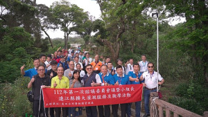 　行政院農業委員會農田水利署桃園管理處同仁19日、20日來馬，瞭解各式節水灌溉設備與田間實地觀摩。（圖：連江縣農會）