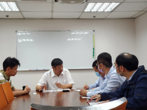 立委陳雪生邀海巡署、馬管處針對燕鷗保護研商解決,要求海巡署加強燕鷗保護區海域巡護。(圖:立委陳雪生辦公室)