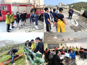 消防局今年4月起在東莒成立消防人員訓練中心,執行新進消防人員職前訓練及常年訓練,提升整體救災救護品質,守護鄉親安全。(圖:連江縣消防局)