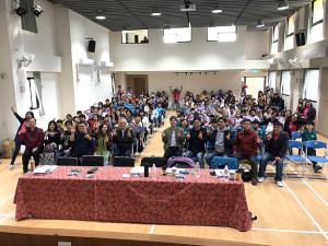 　連江縣國中小校際英語朗讀、讀者劇場競賽登場，提供學生展現英文能力的舞台。（圖／文：吳嘉榮）