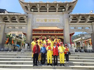 塘岐水部尚書公府組團參加海峽兩岸首屆民俗宗教文化交流旅遊活動。(圖/文:陳鵬雄)