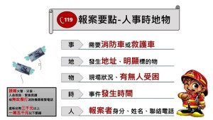 119報案電話別亂打,消防局近日經常接獲惡作劇電話,呼籲正確使用電話來報案,珍惜救護資源。(圖:連江縣消防局)