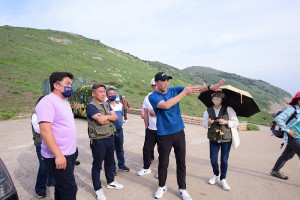 　東引鄉民代表會定期大會，第一天鄉政考察走訪東、西引島每一處景點，瞭解觀光建設的妥善性與完備性。（圖／文：陳其敏）
