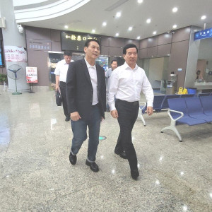 王忠銘等人16日前往福州參加518海峽經貿會與福馬磋商會。(圖:縣府)