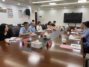 產發處長林志豐17日率團隊與福州市海洋與漁業局針對海洋議題進行交流。(圖:縣府)