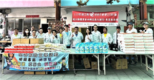連江縣體育會運動i台灣慢跑健行活動東莒場於27日上午在大坪村藝文廣場熱鬧展開。(圖/文:蔡夢玲)
