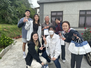 海大學生至坂里家訪、道聲夏涼。(圖與文:海大馬祖校區、陳鵬雄)