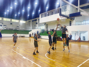 選手為了連隊榮譽卯足全力。(圖:簡慈儒)