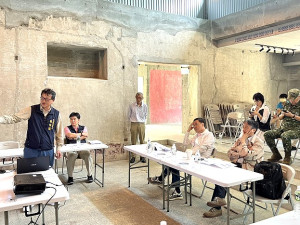 監察委員陳景峻、賴鼎銘抵馬調查中華電信海纜斷纜與莒光貨運問題。(圖/文:馮紹夫)