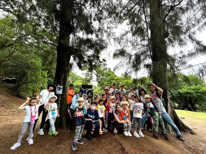 畢業旅行上大坵。(圖與文/塘岐國小、陳鵬雄)
