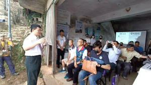海大教學實踐計畫結合津沙老屋活化,14日舉辦「霧嶼 南竿」教學成果展。(圖:海大文創設計系提供)