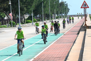 中正國中小舉辦小鐵人特色活動讓畢業生留下難忘回憶。(圖:中正國中小提供)