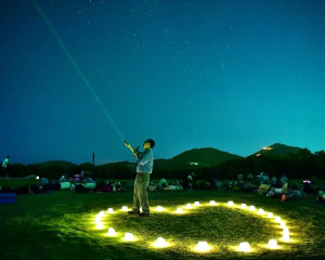 2023年大坵暗空之夜以「星漩」為主題,邀您一起在八月夜訪大坵島。(圖:北竿鄉公所提供)