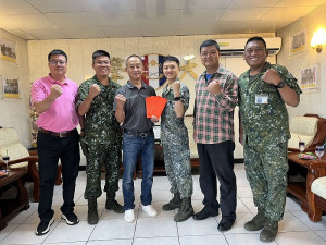 北竿所會19日前往北高守備大隊勞軍。(圖/文:陳鵬雄)