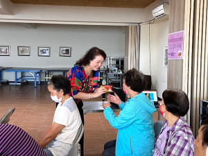 中高齡婚姻教育-勇敢變老越活越好研習活動鐵板場次。(圖:家庭教育中心)
