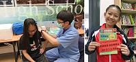 　衛福局校園流感疫苗接種已於15日前全部完成，今年特首度舉辦打流感疫苗玩刮刮卡活動，越早接種中獎機率越高。（圖／文：曹重偉）