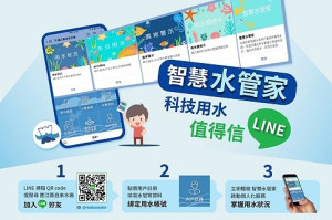 連江縣自來水廠提供民眾互動式資訊服務平台「智慧水管家」,讓民眾即使掌握家中用水狀況,達到智慧化便利的生活。(圖:自來水廠)
