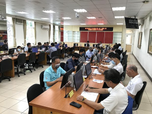 　縣府召開第12次主管週報，進行各單位業務報告，說明各項工作推動情況。（圖／文：吳嘉榮）