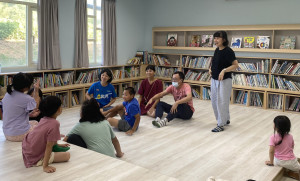 大浦plus+團隊肢體律動與戲劇暑期班開課進行中。(圖/文:蔡夢玲)
