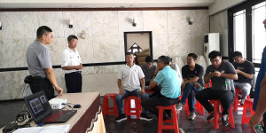 南竿鄉公所17日召開說明會,向鄉代們說明生命園區殯儀館整修及興建工程設計方案。(圖:南竿鄉公所)