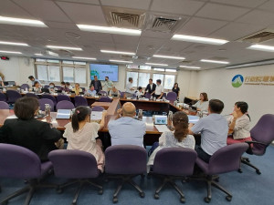 環保署19日召開環評大會，北竿機場擴建案通過環評審查。(圖：環資局)