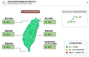 原能會公布台灣周邊及離島海水取樣與輻射監測點位與數量,離島三立委要求再增加密度。(圖:原能會)