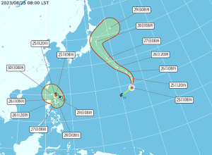 　蘇拉颱風預估30日起影響台灣，適逢農曆大潮馬祖地區也應嚴加防範。（圖：中央氣象局）