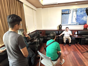 推廣腰山遊憩區,交旅局籌拍紀錄片,邀請縣長王忠銘引言,邀請大家2024年5月一同見證腰山遊憩園區開幕的歷史時刻。(圖/文:曹重偉)