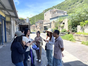 　112年數位青年T大使推動計畫－馬祖塘岐社區帶路趣，29日舉辦成果發表及系統實測。（圖／文：陳鵬雄）