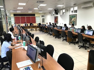 　縣府與牧德科技召開牧德盃企業羽球排名賽工作協調會議，雙方將持續合作，共同推廣馬祖觀光及高粱酒。（圖／文：吳嘉榮）